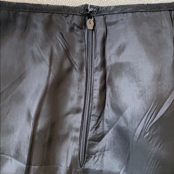 MINT Marina Rinaldi damask tulip skirt BLACK US XL - Picture 10 of 11